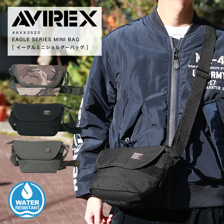 アヴィレックス ショルダーバッグ メンズ AVIREX avirex EAGLE イーグル ミニショルダーバッグ カバン 鞄 AVX3520【返品・交換不可】