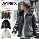 アヴィレックス AVIREX アヴィレックス アビレックス B-3 PLAIN B-3 プレーン シープレザー フライトジャケット ミリタリージャケット 革ジャン ボア 戦闘機 7832950011 6121054 2023年 AW 新作 本革【クーポン対象外商品】