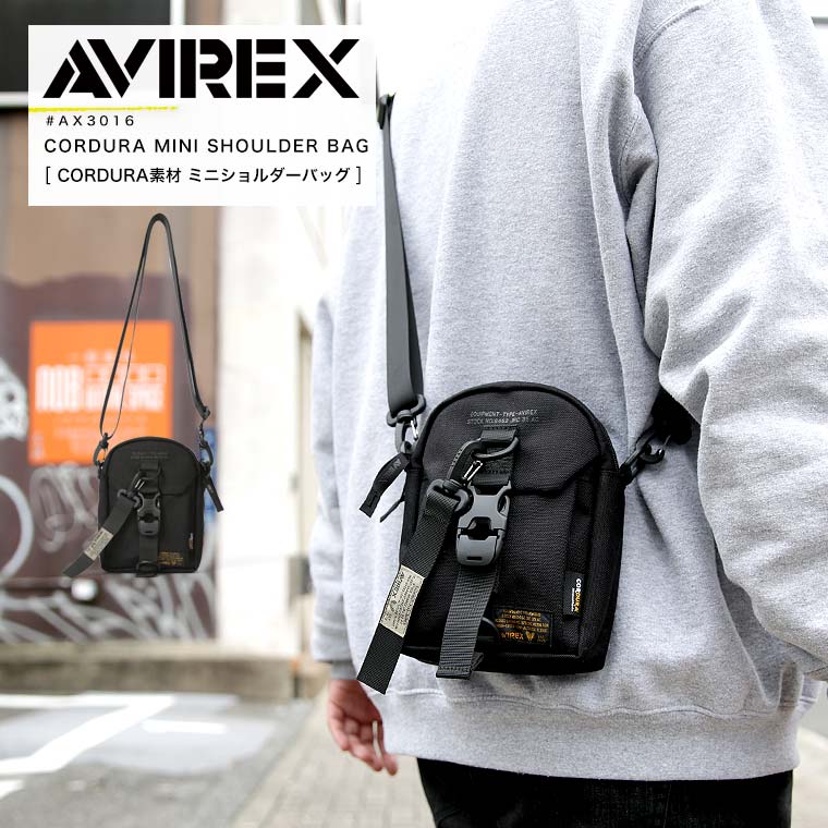 アヴィレックス ショルダーバッグ メンズ AVIREX アビレックス ショルダーバッグ ミニ メンズ レディース ショルダーバック ショルダー ベルトポーチ アヴィレックス 小さめ ブランド 人気 AX3016 2022 新作【返品・交換不可】