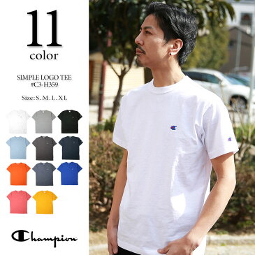 最大20%OFFクーポン対象★チャンピオン Tシャツ CHAMPION T-SHIRTS メンズ 日本モデル champion t-shirts 無地 ワンポイント ロゴ 半袖 tシャツ C3-H359 【SALE 返品・交換不可】