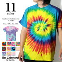 週末限定 無条件10％OFFクーポン配布中 The Colortone カラートーン タイダイ Tシャツ メンズ 半袖 TD1000【返品 交換不可】