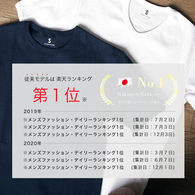 【2枚目半額クーポン】【ランキング1位獲得】LAXデイリーTシャツが改良を加えてリニューアル Tシャツ 夏服 メンズ tシャツ ロンT 無地 半袖 長袖 クルーネック vネック メンズファッション 無地Tシャツ カットソー 半袖Tシャツ 長袖Tシャツ LAX-02H LAX-03H - Image 2