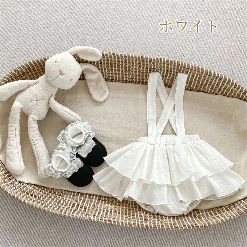ベビー服 サロペットスカート パンツ サロベット ベビー スカート ブルマパンツ フ...