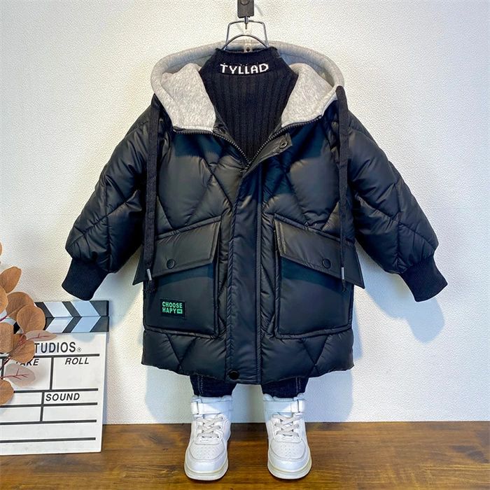 中綿ジャケット キッズ アウター 男の子 裏起毛 冬 中綿コート キッズ 防寒 子供服 男の子 秋冬 厚手 もこもこ 通園 通学 幼稚園 小学生 中学生 高校生 韓国子供服 可愛い 100cm 110cm 120cm 130cm 140cm 150cm 160cm 170cm