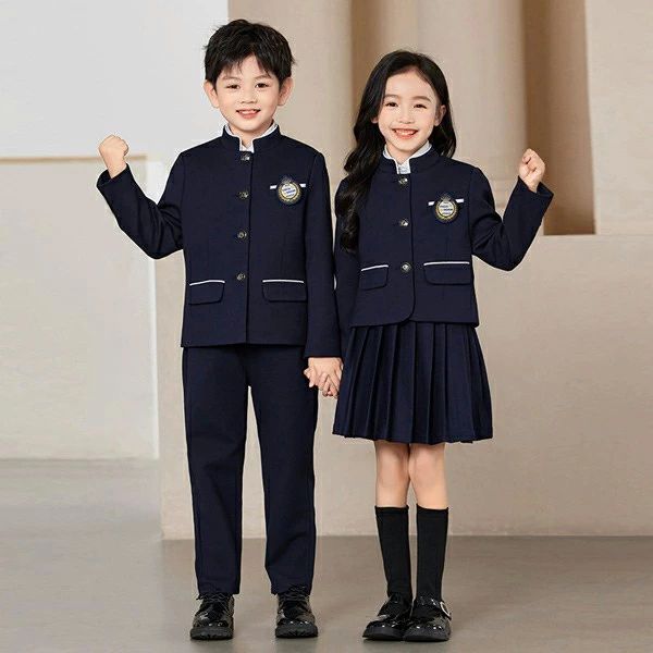 キッズ なんちゃって制服 セット 学ラン風 スーツ 男の子 女の子 100〜180cm ジャ...