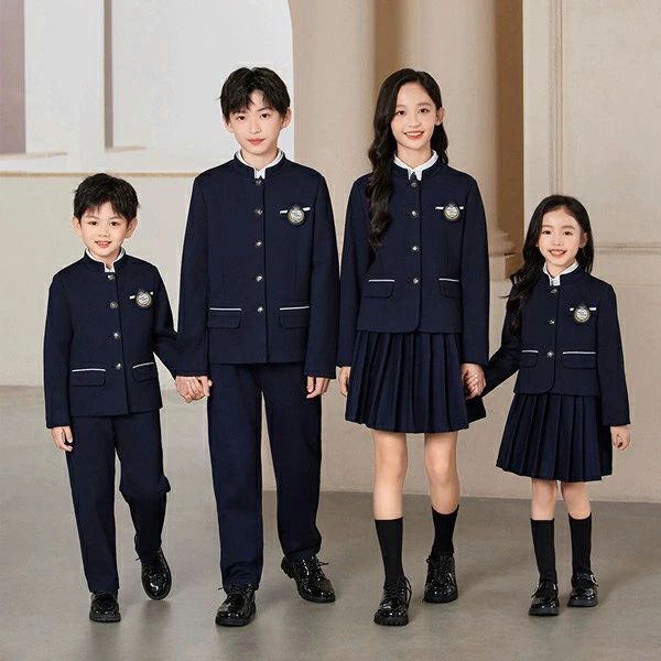 キッズ なんちゃって制服 セット 学ラン風 スーツ 男の子 女の子 100〜180cm ジャ...