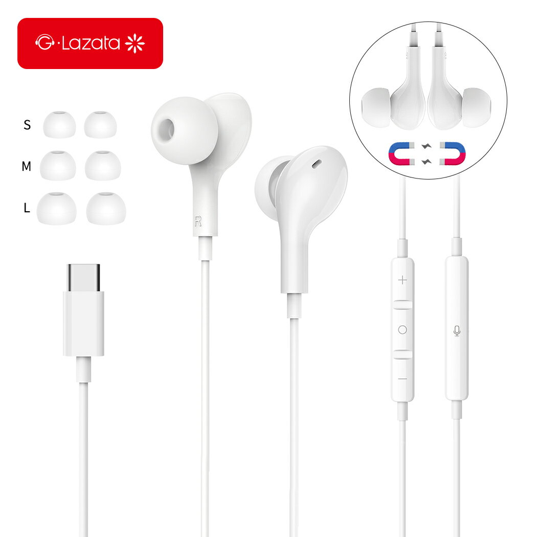 Lazata USB Type C ͭ ۥ ʥ뷿 HiFi 㲻 2  ײ ϳɻ ǥ ϥ쥾 ⲻ ڴվ Ŭեå ޥ/⥳դ ϥ󥺥ե꡼ Zoom Ĵ