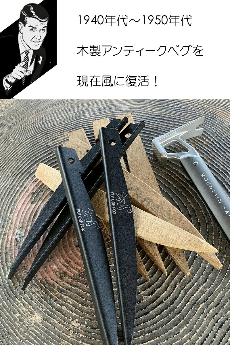 FUTURE FOX ペグ 鉄製 30cm 4本セット 軽量 【信州発アウトドアブランド】 送料無料通販格安セール情報 楽天 通販
