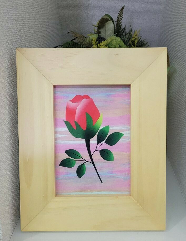 ナチュラルテイスト　木製オリジナルフレーム