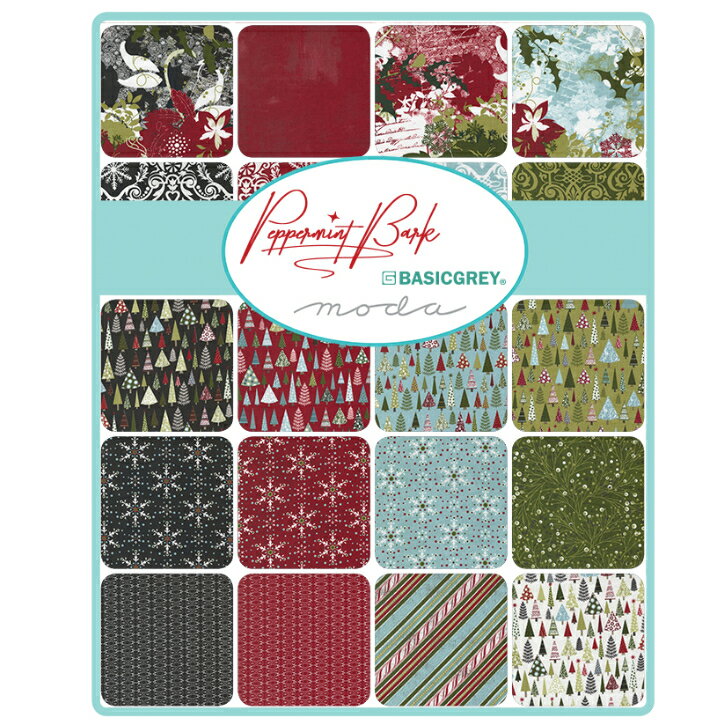 PEPPERMINT BARKF8 Bundle moda fabrics 2