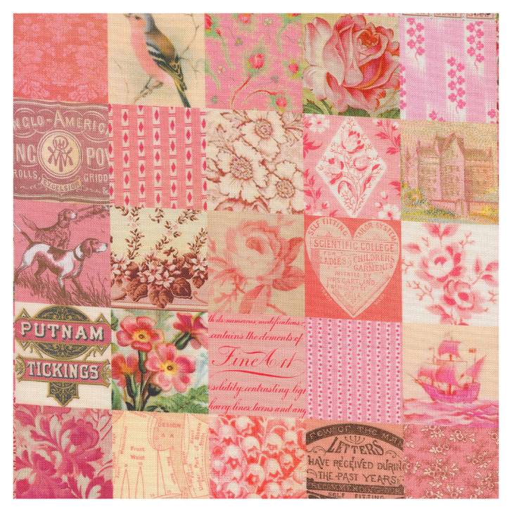 CURATED IN COLORPATCHWORK/PINKmoda fabrics