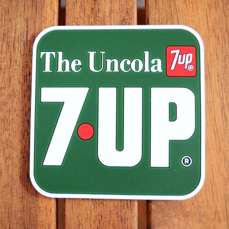 コースター 7UP ラバー 7UP-GREEN-1 キッチン おしゃれ 北欧 シリコン アメリカ 珪藻土 手作り アメリ..