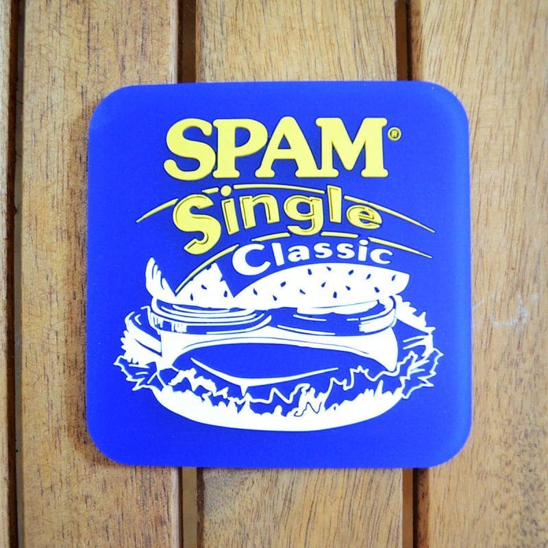 コースター スパム シングル クラシック SPAM SINGLECLASSIC ラバー SPAM-SINGLE CLASSIC-coaster キッチン おしゃれ 北欧 シリコン アメリカ 珪藻土 手作り アメリカ雑貨 食器 カトラリー グラス キャラクター 生活雑貨