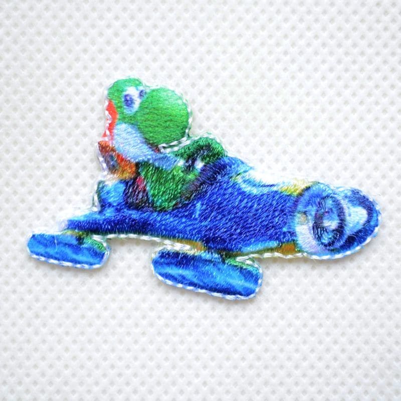 シールワッペン マリオカート8 ヨッシー MRS020 ワッペン アイロン ブランド 通販 アップリケ ブレザー..