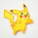 ポケモン ポケットモンスター ピカチュウ ワッペン アイロン ブランド POS001 キャラクター 大人向け アルファベット イニシャル 入園 名前 シャツ