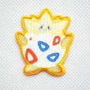 ポケモン ポケットモンスター トゲピー ワッペン アイロン ブランド 通販 POS016 アップリケ 大人向け アルファベット イニシャル 入園 名前 キャラクター