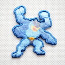 ポケットモンスター ポケモン カイリキー ワッペン POS021 アイロン 大人向け アップリケ アルファベット イニシャル 入園 名前 キャラクター