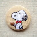 刺繍ブローチ スヌーピー パステル(コーヒーブレイク) PEANUTS/ピーナッツ S02B1382 ワッペン アイロン ブランド 通販 アップリケ ブレザー バッチ ブローチ キャラクター