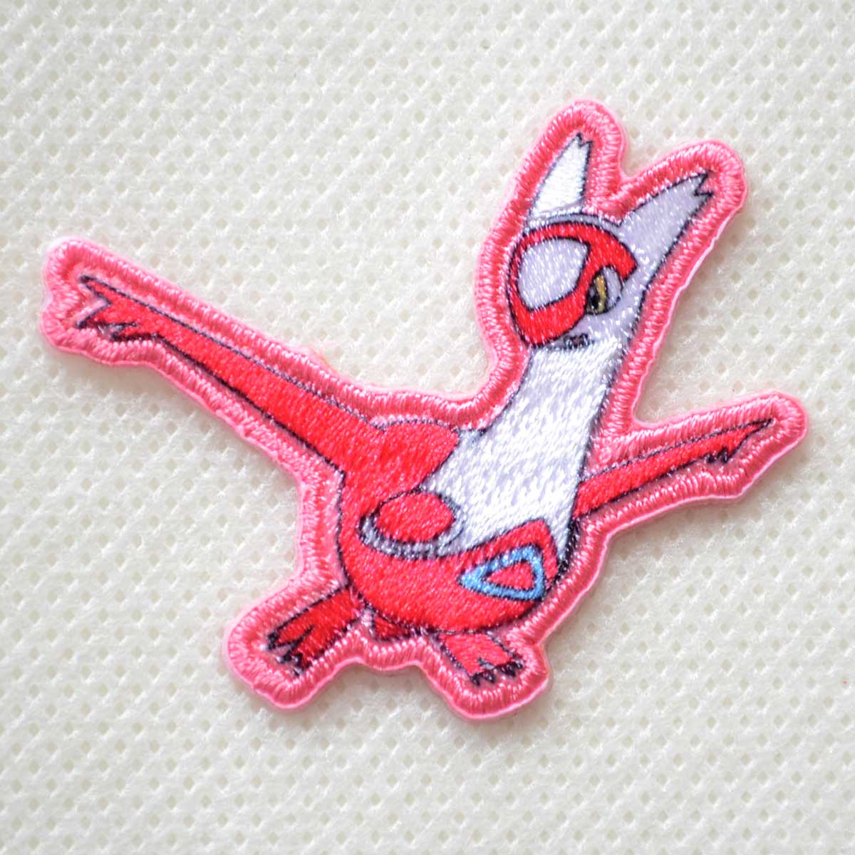 ポケモン ラティアス ワッペン アップリケ アイロン シール 刺繍 POS040 ポケットモンスター キャラクターグッズ 入園準備 入学準備 ブランド 大人向け アップリケ アルファベット イニシャル 入園 名前 キャラクター