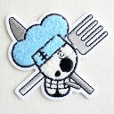 刺繍シール ワンピース ONE PIECE サンジ サガラ ステッカー S03Y3012 キャラクター スーツケース スマホ かっこいい かわいい 車 アウトド...