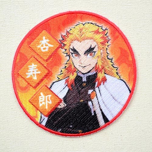 ワッペン鬼滅の刃煉獄杏寿郎れんごくきょうじゅろうPML1201-PML09ワッペンアイロンブランド通販アップリケブレザーシャツエ