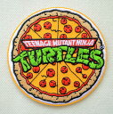 ワッペン タートルズ ピザ TMNT-00012-5 大人向け アップリケ アルファベット ぬいぐるみ ガチャ イニシャル 入園 名前 キャラクター