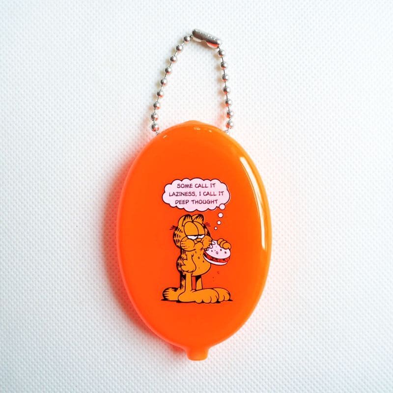 コインケース ガーフィールド GARFIELD オレンジ ラバー GF-0001-3-OR 小銭入れ キーホルダー アメリカ アメリカ雑貨 シリコン ブランド