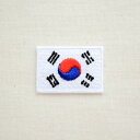 ミニワッペン 韓国国旗 太極旗(SSサイズ) WN0007KR-SS ワッペン アイロン ブランド 通販 アップリケ ブレザー シャツ エンブレム アルファベッ...