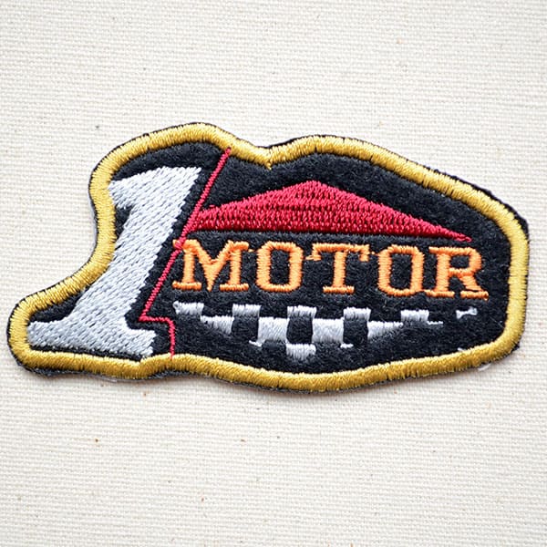 ワッペン NO.1 MOTOR LFW-024 ワッペン アイロン ブランド 通販 アップリケ ブレザー シャツ エンブレ..