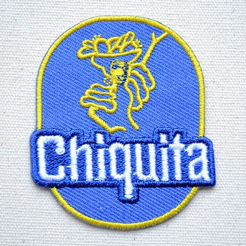 ワッペン チキータ Chiquita MW-015 ワッペン アイロン ブランド 通販 アップリケ ブレザー シャツ エンブレム アルファベット イニシャル ミリタリー カンパニー 名前 キャラクター