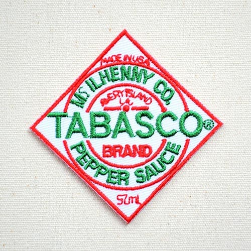 ワッペン TABASCO タバスコ(S) MW-078 ワッペン アイロン ブランド 通販 アップリケ ブレザー シャツ エンブレム アルファベット イニシャル ミリタリー カンパニー 名前 キャラクター SSSのサムネイル