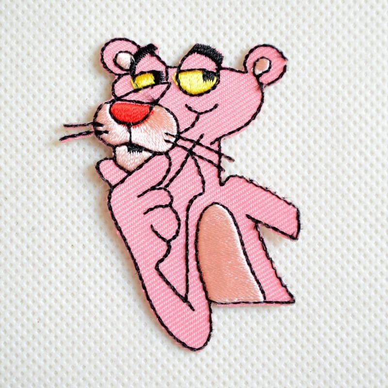 ワッペン ピンクパンサー ミニ MW053 ワッペン アイロン ブランド 通販 アップリケ ブレザー シャツ エンブレム アルファベット イニシャル ミリタリー 入園 名前 キャラクターのサムネイル