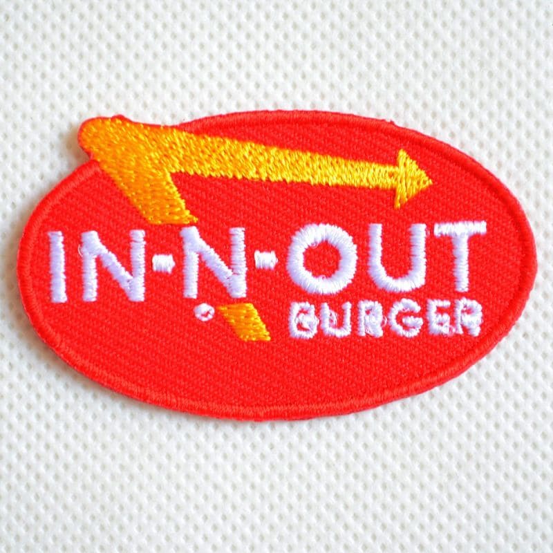 ワッペン インアンドアウトバーガー In-N-Out Burger ミニ MW182 ワッペン アイロン ブランド 通販 アップリケ ブレザー シャツ エンブレム アルファベット イニシャル ミリタリー カンパニー 名前 キャラクター SSS SSSのサムネイル