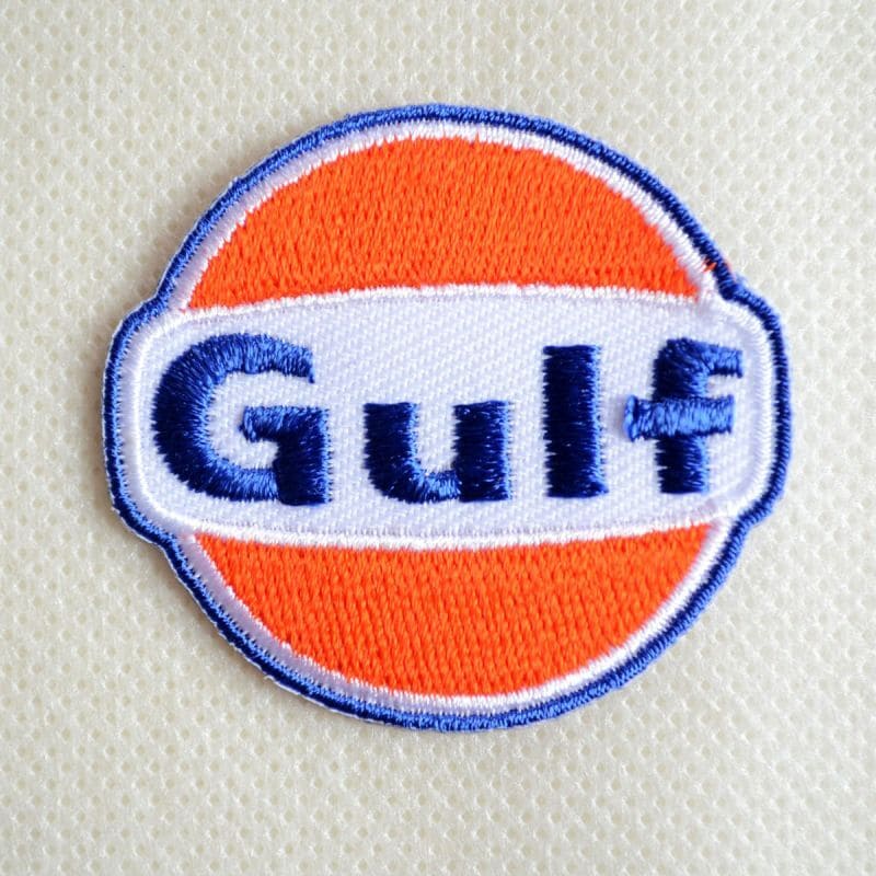 ワッペン ガルフオイル Gulf Oil Sサイズ MW186 ワッペン アイロン ブランド 通販 アップリケ ブレザー..
