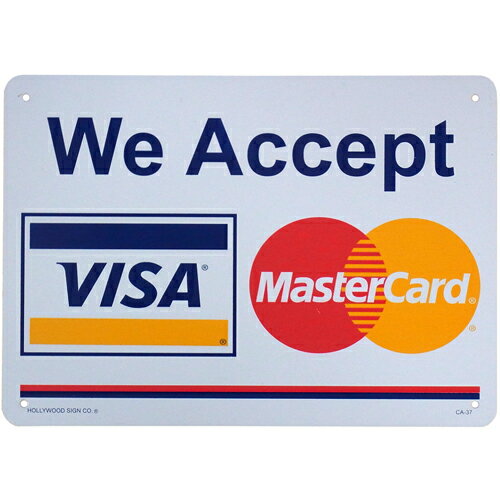 看板/プラスチックサインボード カード利用可 Visa/Master Card CA-37 *追跡可能メール便不可