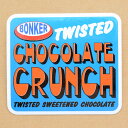 アドバタイジングステッカー(L) Chocolate Crunch ライトブルー 四角形 シール アメリカン 防水仕様 #077