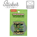 ステッカー 車 かっこいい ブランド アウトドア スマホ ニンジャ タートルズ RETORO ダイカット TURTLE POWER TTS-007 SSS(3)