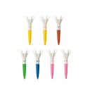 ダイヤゴルフ(DAIYA GOLF) ゴルフティー トマホークティー ショート(7本入) 全長42mm TE-508A Aタイプ(カップ部ホワイト)