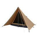 DOD(ディーオーディー) チマキテント タープテントに吊り下げて使用 ポリコットン T/C生地 T2-656-TN ブラウン(4)