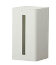 山崎実業(Yamazaki) ウォーターサーバー横 マグネット カップディスペンサー ホワイト 約W9.5×D9.4×H40cm タワー tower 紙コップホルダー カップスタンド 簡単取付け 5595