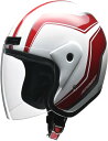 リード工業(LEAD) バイク用ジェットヘルメット APRET (アペレート) ホワイト フリーサイズ (57-60cm未満)