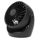 【最新2025年製】 トップランド 卓上扇風機 小型 強風 ジェットFAN ACコンセント電源 静音 ブラック 黒 SF-CC25BK