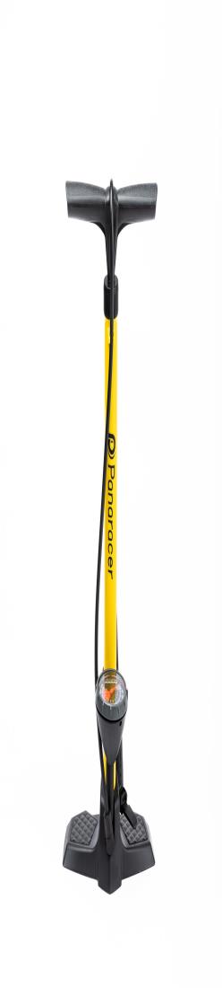 パナレーサー(Panaracer) 自転車 空気入れ ロングホース 空気圧計付 全バルブ対応 黄 樹脂製 BFP-PGAY2..