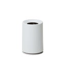 ideaco(イデアコ) ゴミ箱 丸形 1.2L 直径12.5✕高さ18.5cm mini TUBELOR gray (ミニチューブラー グレー)