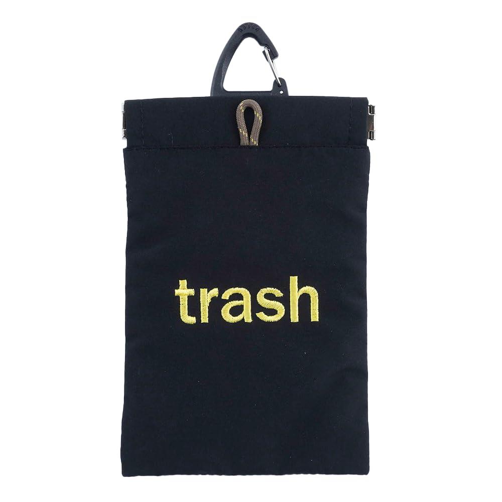 ヘミングス ゴミ箱ポーチ 携帯ゴミ箱 POY ポーイ WEEKEND BLACK カラビナ&側面ポケット付 ブラック 約10.5×16cm 4501402