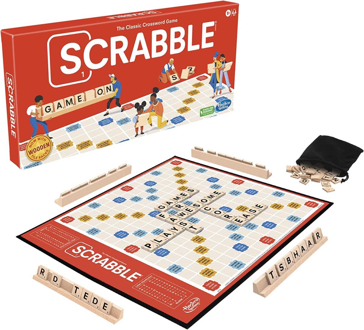 ハズブロ(HASBRO) Scrabble スクラブル ボードゲーム 2-4人でプレイ可能 クロスワード ゲーム 英語版 [並行輸入品]