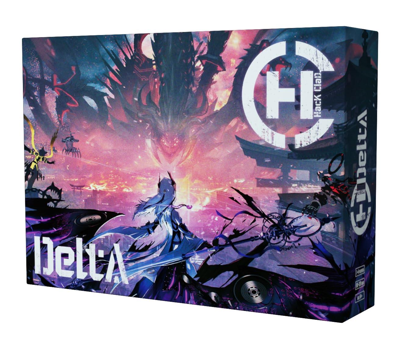 HacKClaD.DeltAボードゲーム、1-4人用、90-120分、14歳以上向け