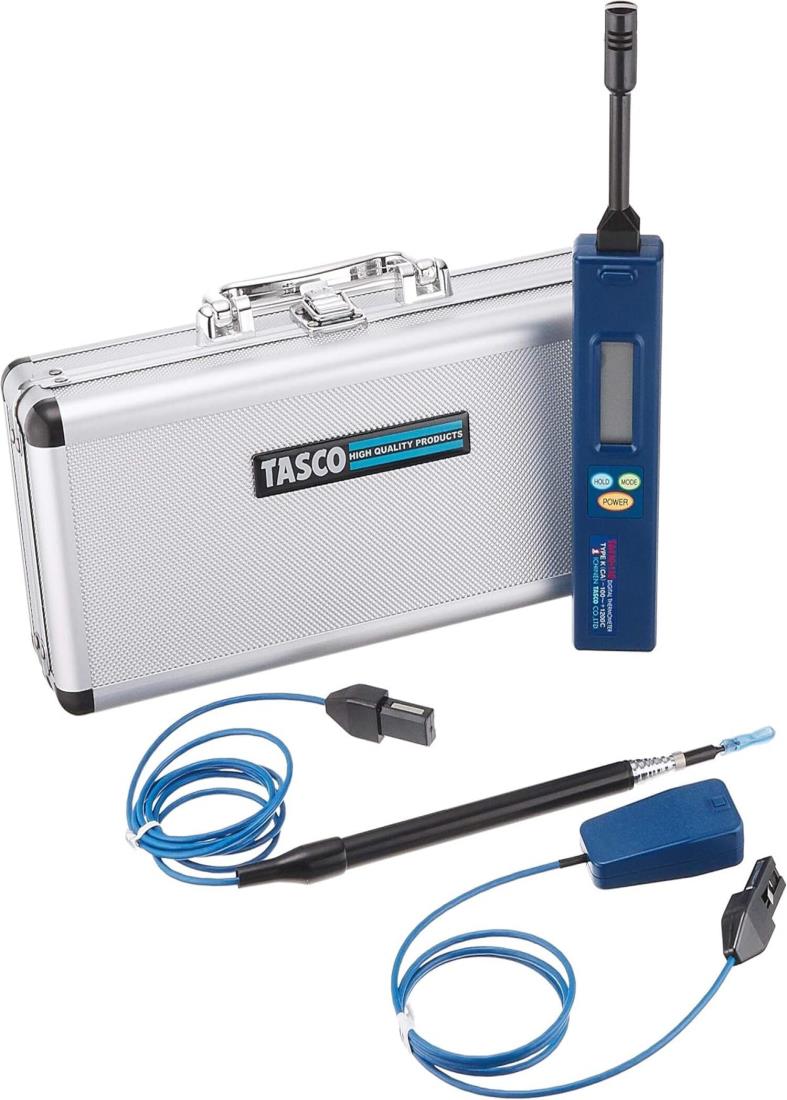 イチネンTASCO デジタル温度計 デラックスセット TA410BX