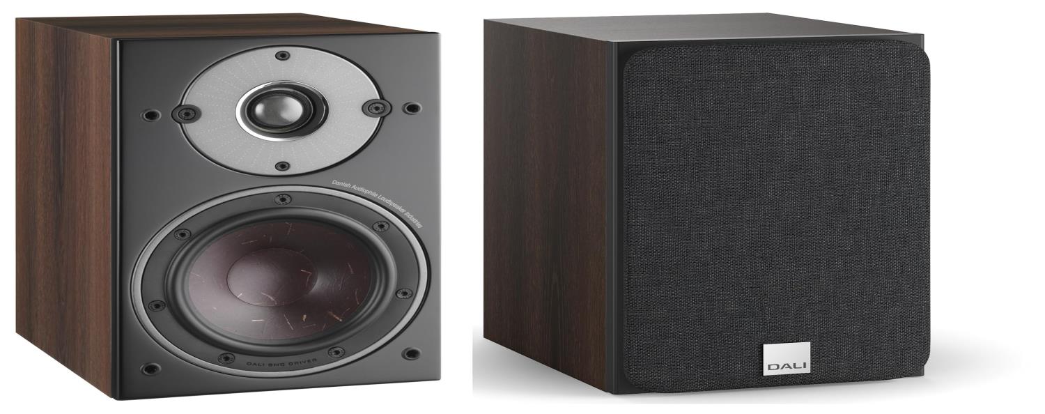 DALI ダリ OBERON1 2WAYブックシェルフスピーカー 130ウーハー OBERON1DW ダークウォルナット 2台1組