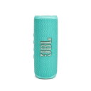 JBL FLIP 6 Bluetoothスピーカー 2ウェイ 30W IP67防塵防水 低音 イコライザー パッシブラジエーター 2台でステレオ (ティール)